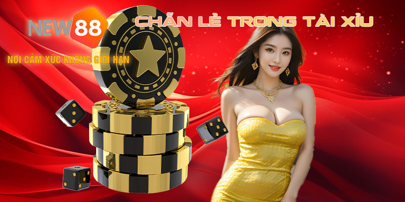 Cược chẵn lẻ khi chơi tài xỉu New88 may mắn dễ trúng