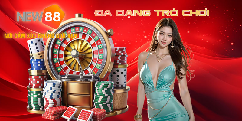 Những trò chơi thú vị tại sảnh Casino New88