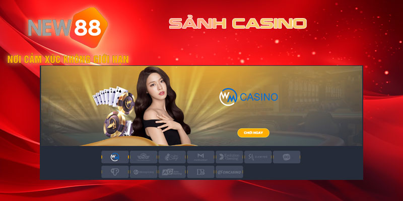 Tìm hiểu sảnh Casino New88